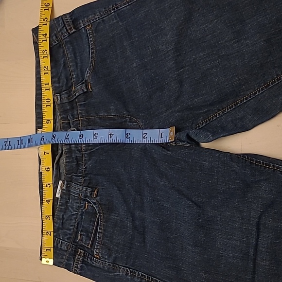 LIKE NEW Y2K 2007 Old Navy Darkwash Flared Mid Rise Jeans - Picture 6 of 13